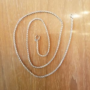 14k vintage yellow gold chain 21.5" necklace